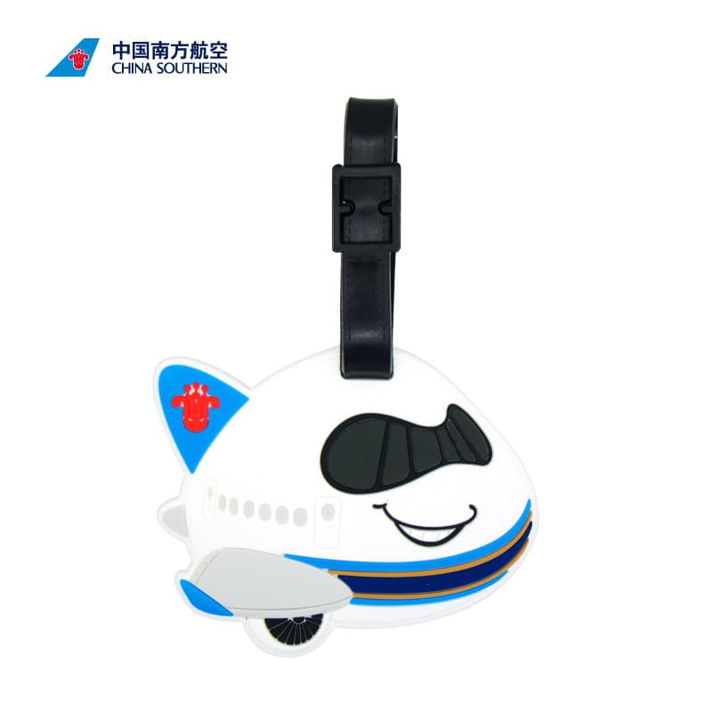 Nanhang Cultural criativo avião forma etiqueta de bagagem trole caso cinta avião tag mala etiqueta remessa
