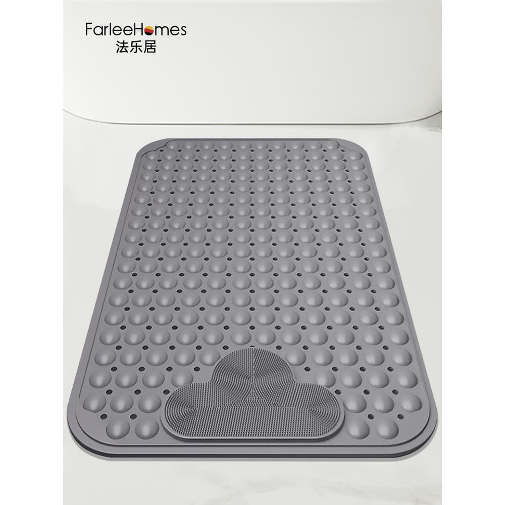 Falaju tapete antiderrapante para banheiro, chuveiro, banheiro, pé, à prova d'água, resistente a choques