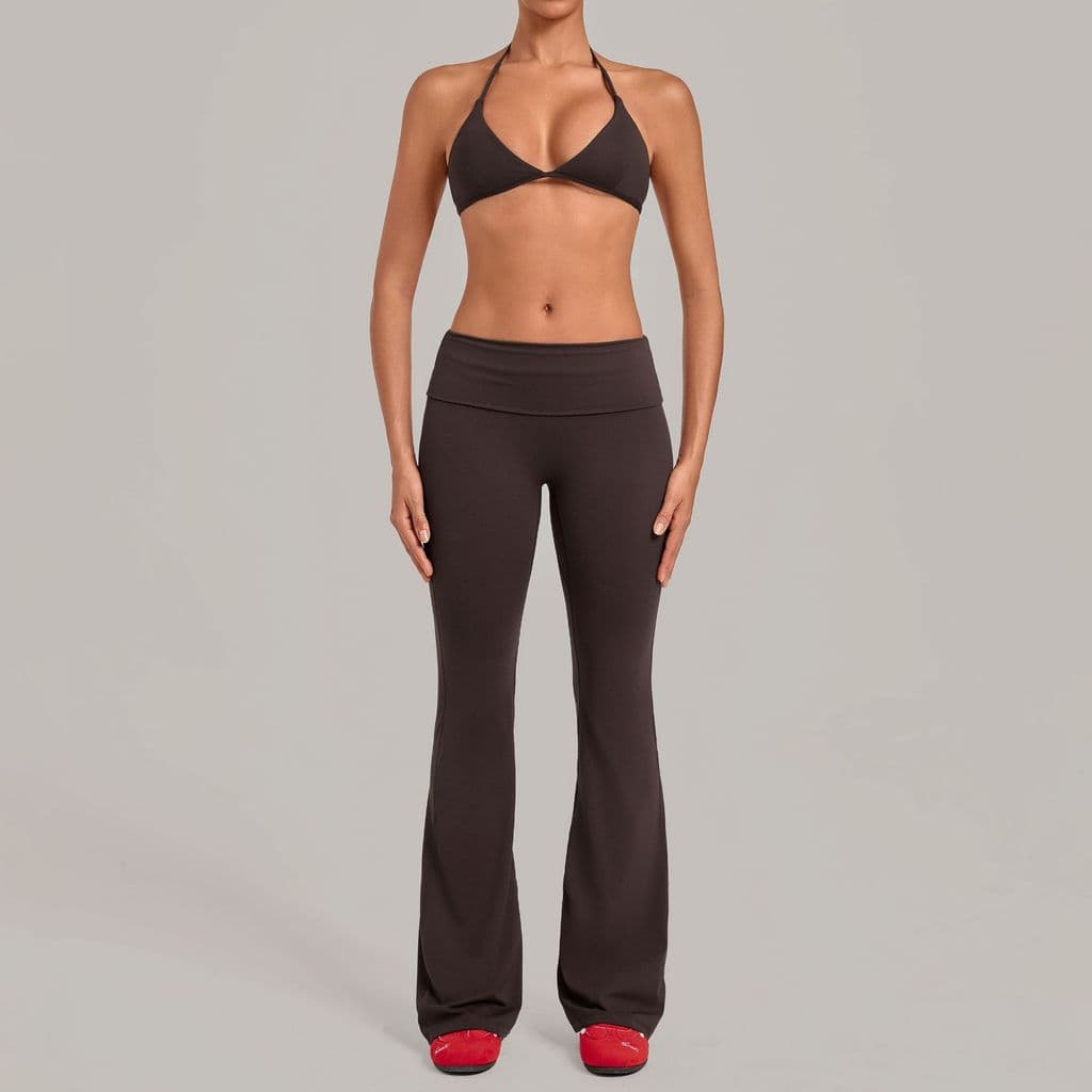 SHAMZU Strap Bra Dobrável Cintura Yoga Conjunto Invisível Rugas Hip Lifting Aptidão De Exercícios Para Mulheres