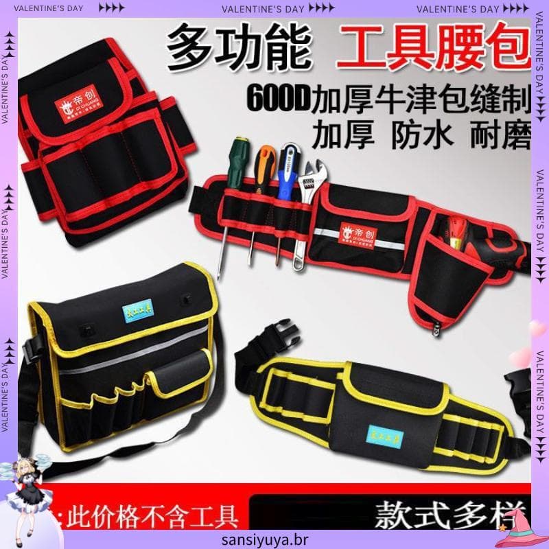 2022 Pessoas Louvor Cintura Bolsa Ferramenta À Prova D 'Água Bolsa Cintura Bolsa Lona Multifuncional Reparação Hardware
