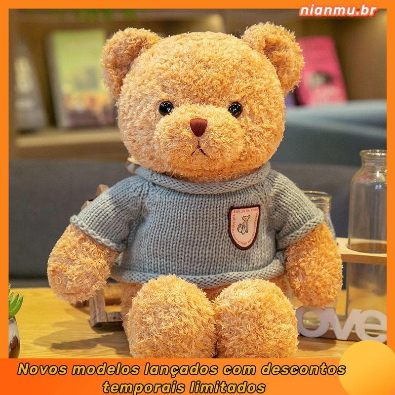 Caixa de presente urso de pelúcia urso de pelúcia pequeno urso boneca Ragdoll presente para namorado namorada prese