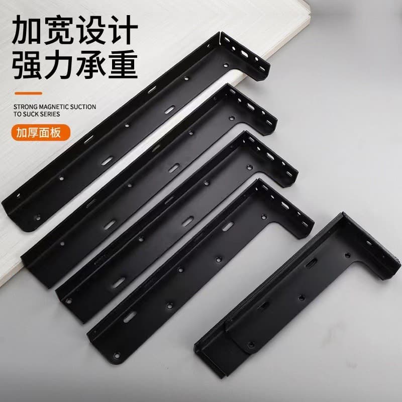 Suporte suspenso em forma de L, suporte de suspensão resistente, suporte flutuante para mesa, flutuante invisíve