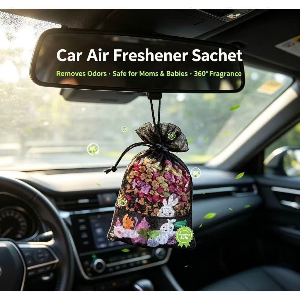 Sachê de fragrância para bebês, aromatizador de ar para carro para gestantes, difusor de fragrância para carro de dupla