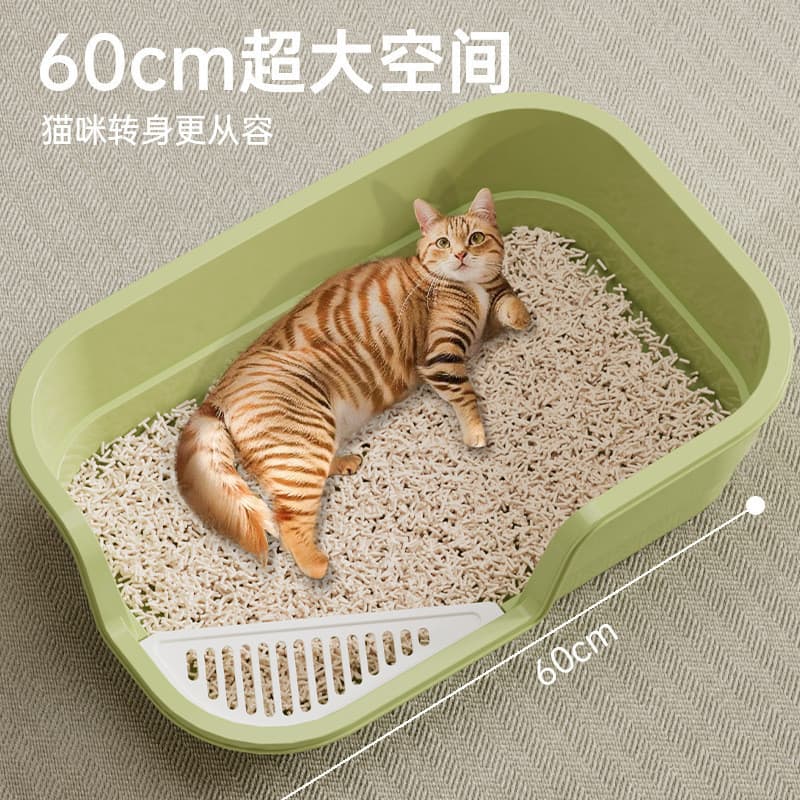 Caixa de areia para gatos, grande respingo, banheiro para gatos, Mac, Semi-fechado, caixa de areia para gatos, supriment