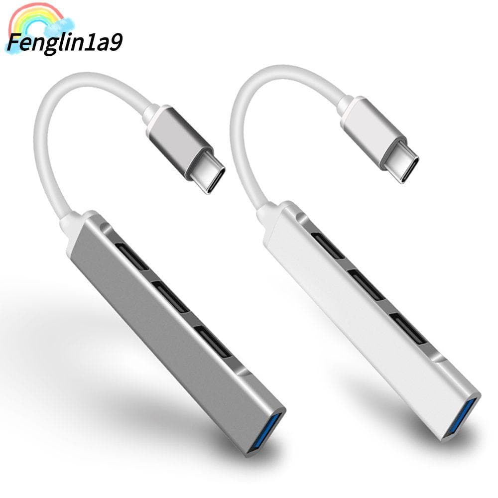 FENGLINA USB 3.0 HUB Adaptador OTG 4 Portas Mini-C Dock Splitter Para Laptop