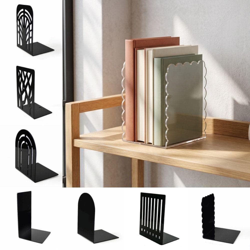 Suporte De Exibição De Livro Acrílico ALTOZEN , Rack De Armazenamento De Livros De Mesa Durável Que Economiza Espaço , P