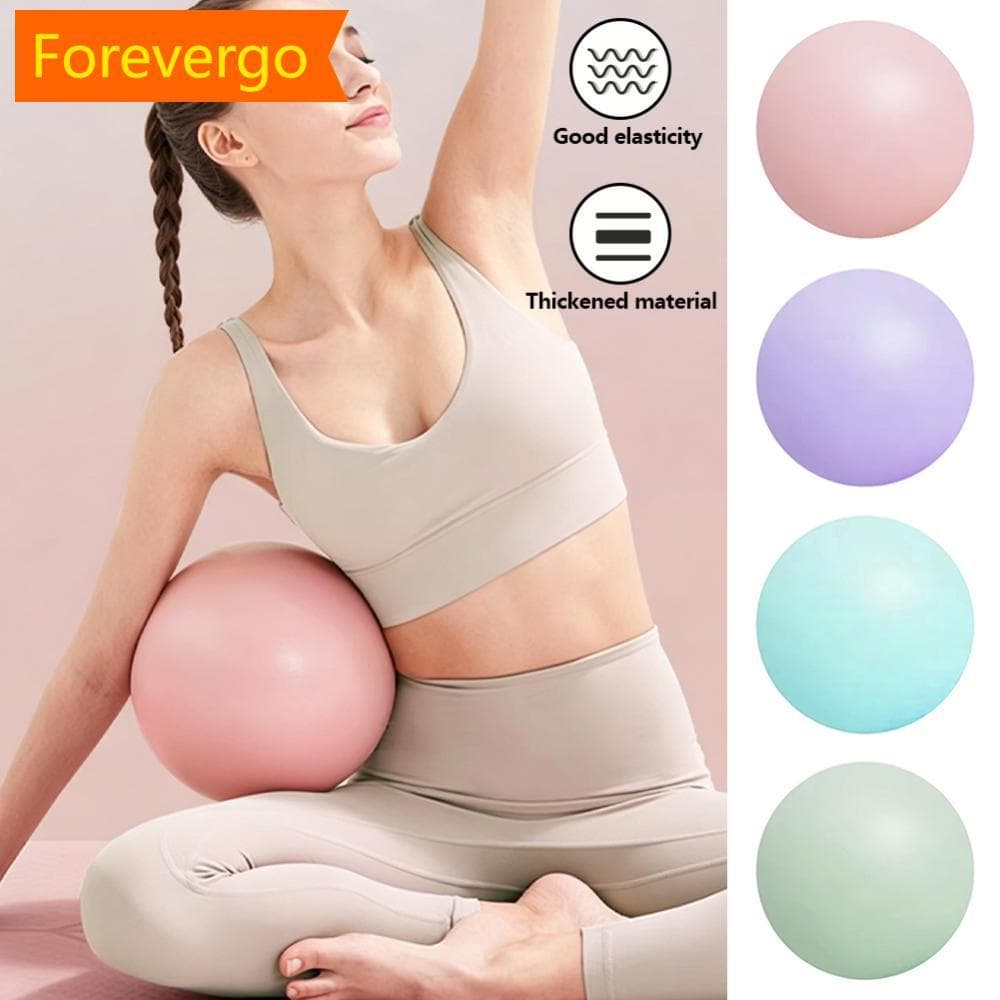 forevergo 25cm Tipo Engrossado Ginásio Yoga Fitness Bola Anti-Explosão Diâmetro Pilates Treino Mini Escultura Pernas E Q