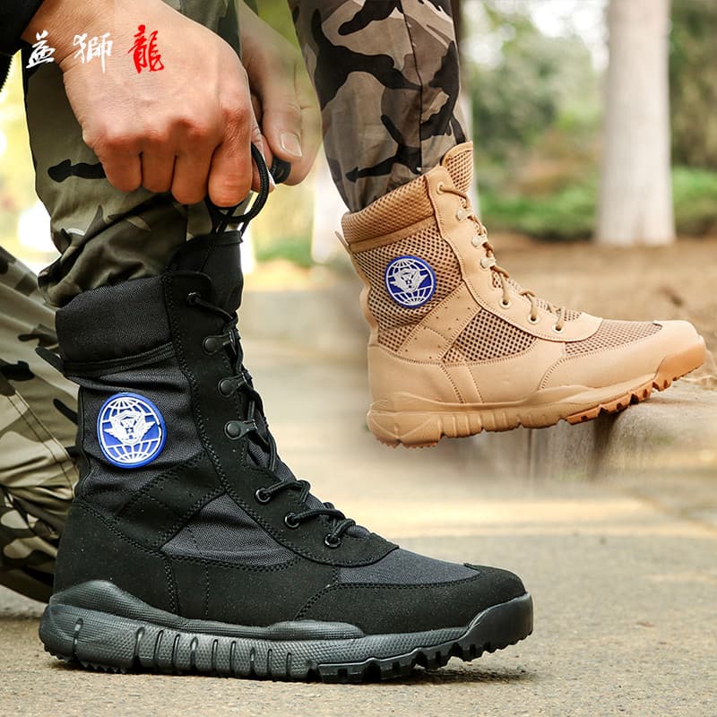 Martin botas masculinas verão fino respirável coreano sapatos casuais na moda All-Match macacão masculino botas de alta