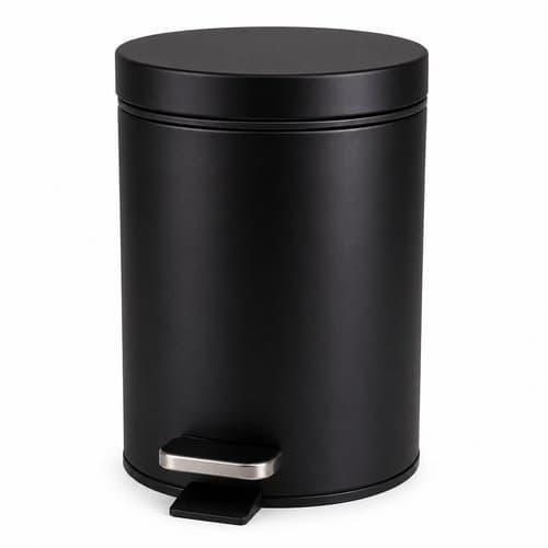 Lixeira Pedal Compacta Resistente Capacidade Tres Litros Banheiro Cozinha