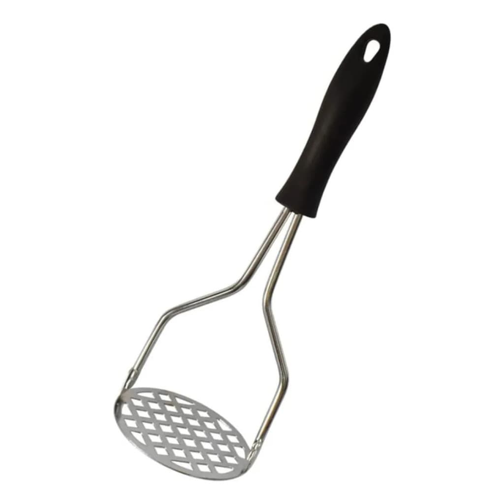 Kit Amassador Batatas Legumes Inox Manual Cabo Ergonômico