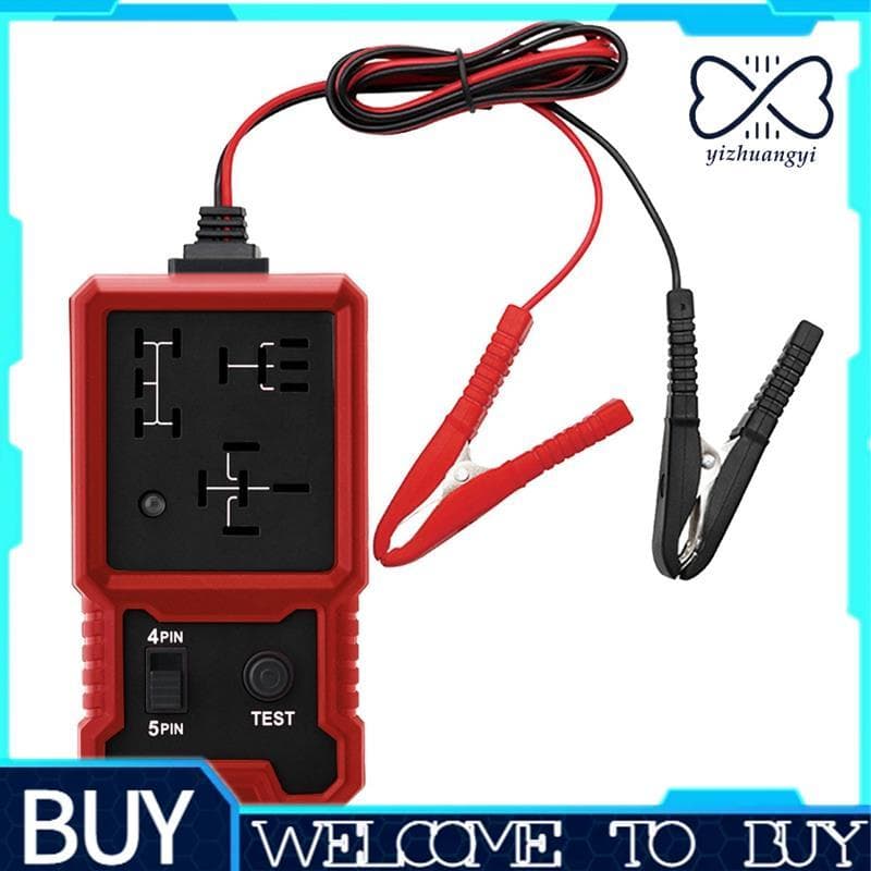 Testador De Bateria De Carro E Relé-Automotivo Universal 12V Dispositivo De Teste Eletrônico