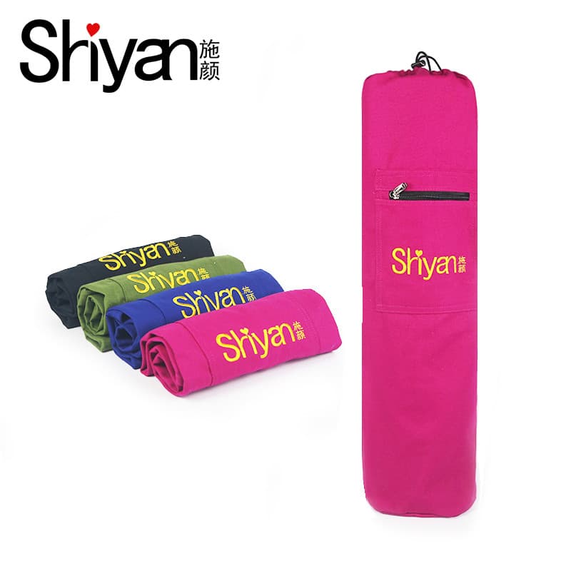 Shi Yan yoga esteira mochila yoga engrossado largo algodão multifuncional tapete de yoga mochila saco de yoga frete grát
