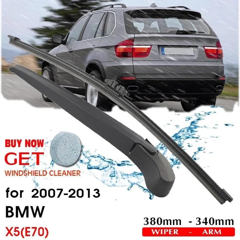 Lâminas De Limpador Traseiro Do Carro Braço De Pára-Brisa Para BMW X5 (E70) Hatchback (2007-2013) 380mm , Estilo Automát