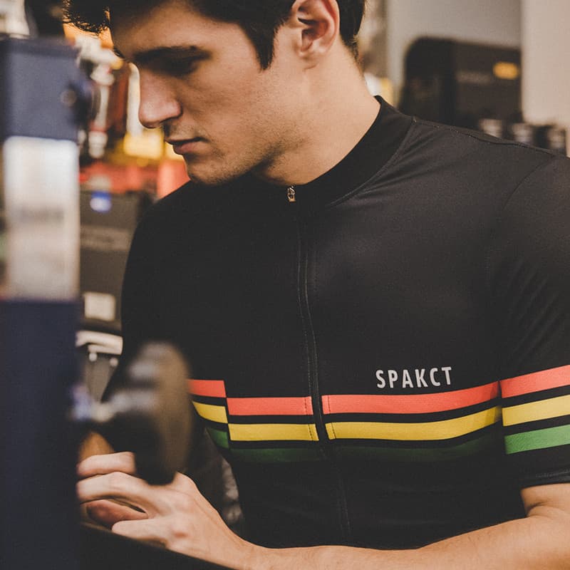Spike Ganquan novo estilo de bicicleta de estrada camisa de ciclismo masculina verão de manga curta Mountain bike camisa