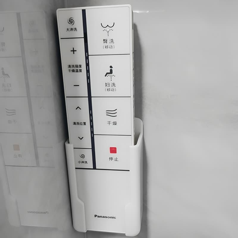 Quadro de fixação de controle remoto para banheiro inteligente, suporte de carregamento para celular, suspensão de pared