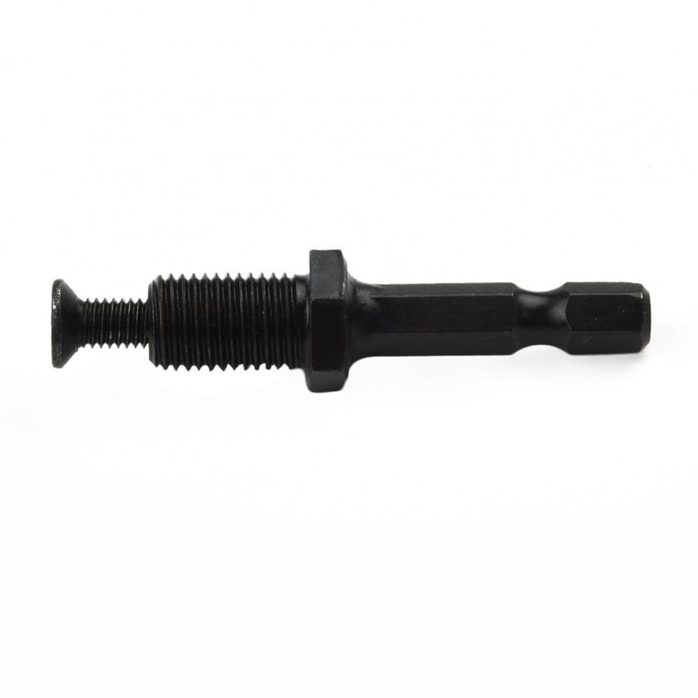 Adaptador De Aço De Haste Hexagonal 14 Para Mandril De Rosca Macho 3/8 24UNF Faixa De Fixação De 2 13 Mm
