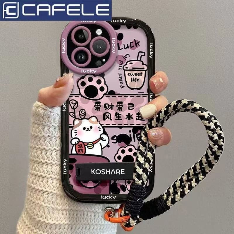 Adequado para vivoY600 caso de telefone 500 leite chá gato X300ULTRA tudo incluído 200S resistente a choques 100PRO Puff