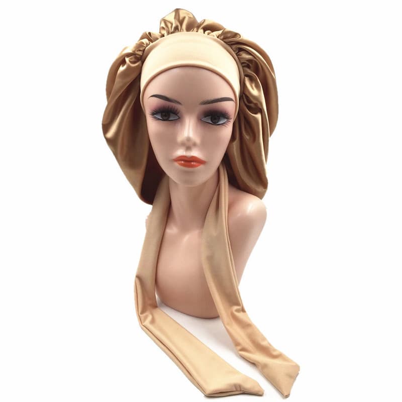 Touca de banho pronta para estoque, laço grande, cor lisa, touca de banho Tintin, alta elasticidade, touca de banho femi