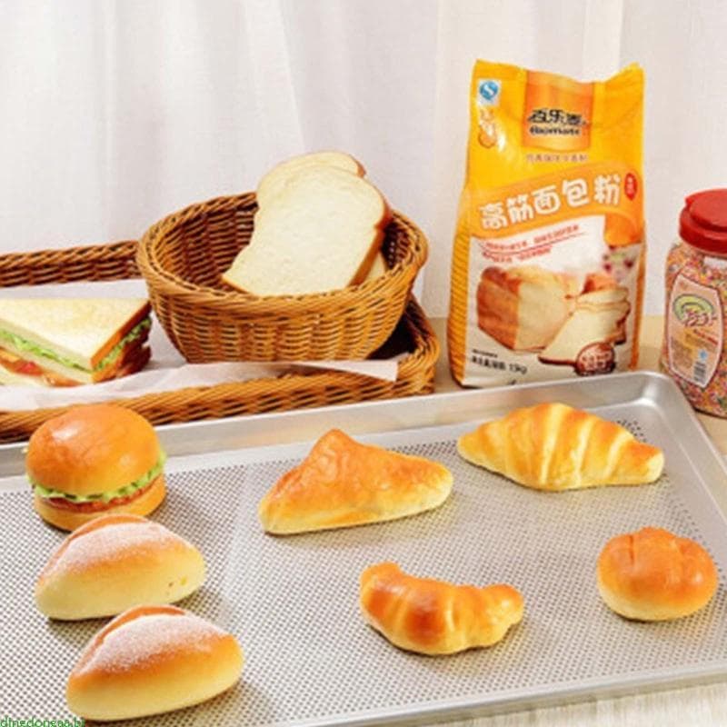 dingdongaa Assadeiras Perfuradas Panelas Secagem Bolo Forno Bakeware Pizza Assadeira Alumínio Todos