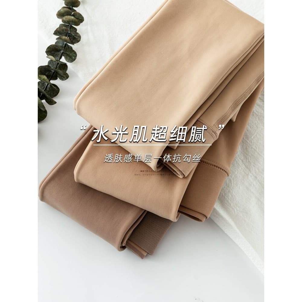 Perna nua ferramenta útil tamanho grande mais Leggings de veludo gordura mm cor de lã primavera outono fino veludo água