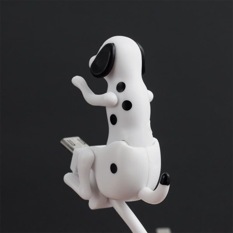 Cabo de dados para cachorro Rogue, cabo de carregamento fofo para cachorro esportivo adequado para Apple Android tipo-C