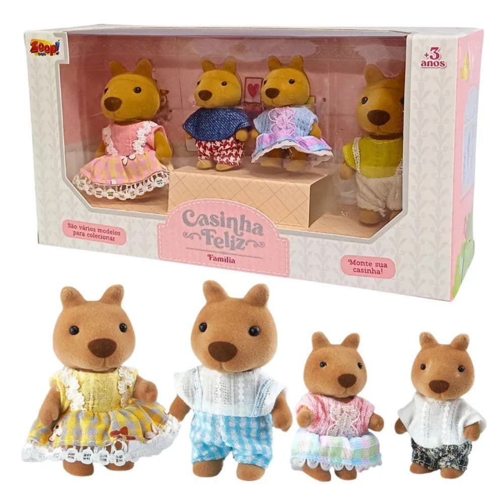 Casinha Feliz Família Capivara Zoop Toys