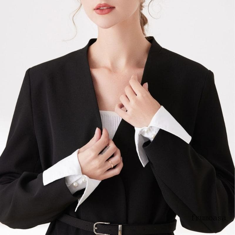Fru Destacável Punhos Meninas Pulseira Mão Cobrindo Pulso Para Senhora Camisa Blusa
