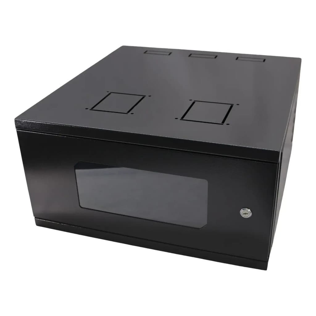 Rack 5u 570mm Padrão 19'' Cftv Dvr P/ Acessórios Intelbras Preto