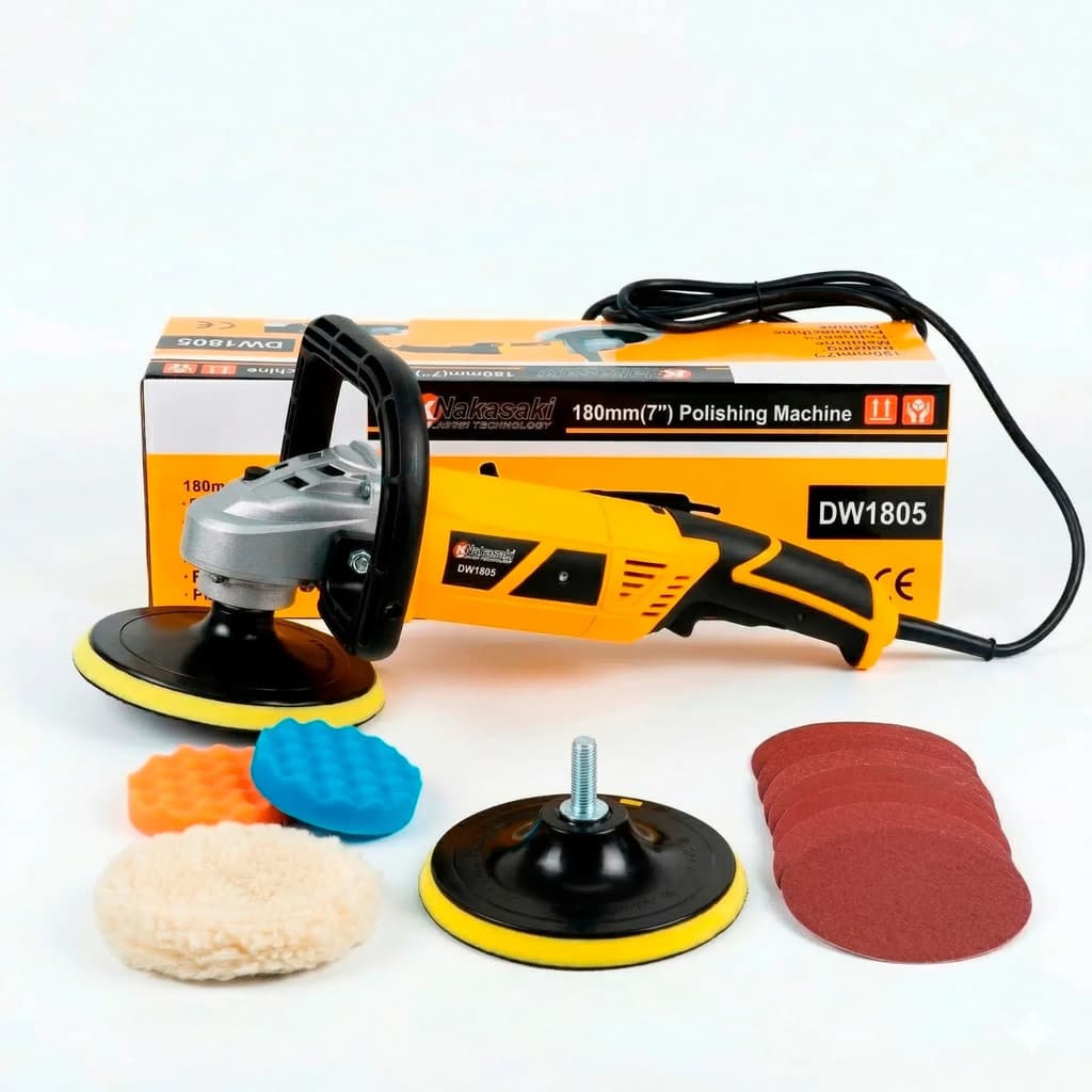 Politriz Grande 7 Polegadas Polidor Automotivo 1480w 6 Velocidades 3500rpm