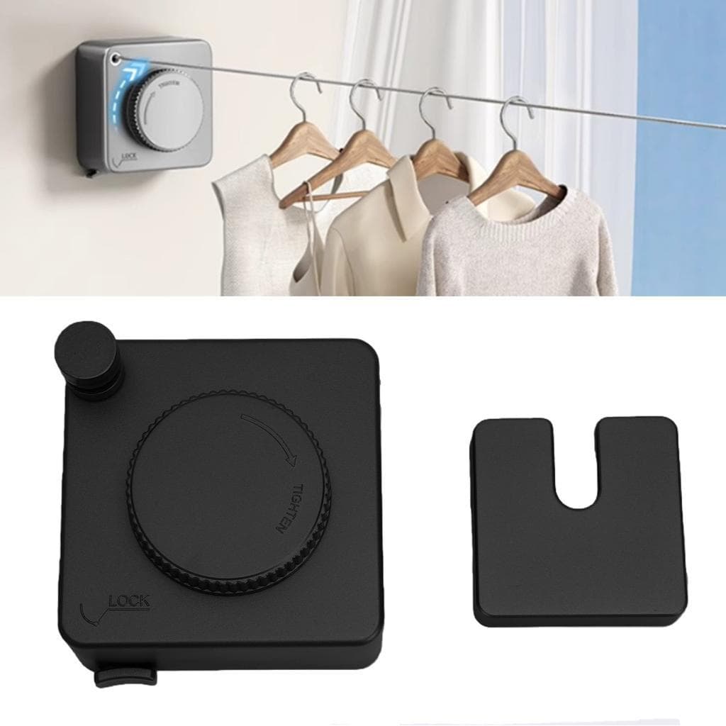 vivi_meter.br Varal retrátil interno com capacidade de 20 kg Varal anti-flacidez externo Lavanderia que economiza
