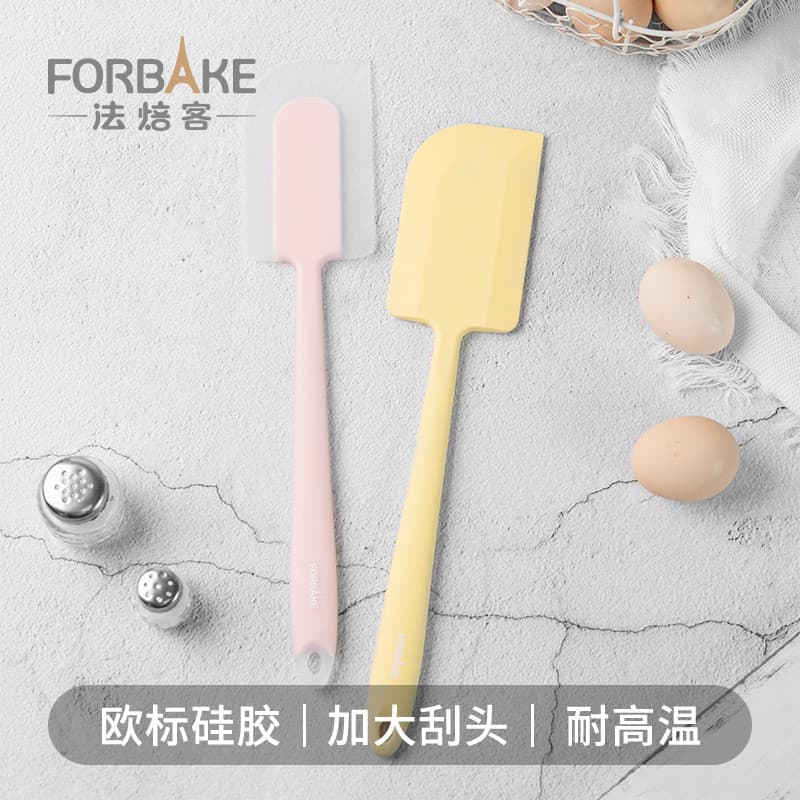Espátula de creme de Silicone Super grande para padeiro francês, espátula larga integrada, faca de mistura de líquidos,
