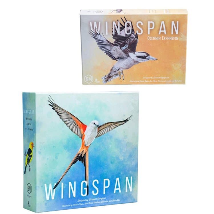 A versão em inglês do jogo de tabuleiro Hummingbird da Wingspan inclui cartas de partida rápida para festas---7.21