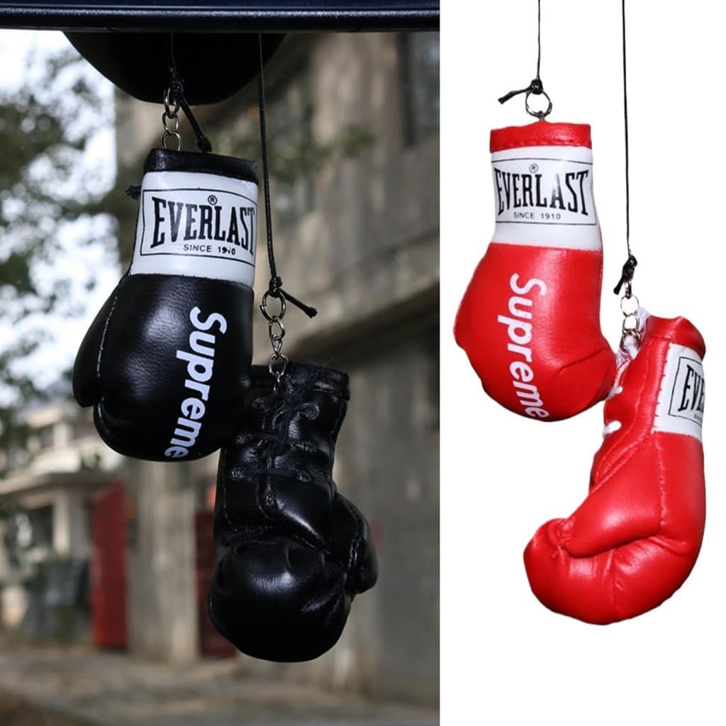Engraçado Acessórios Do Carro Natal Boxe Luvas Ornamentos De Legal Decoração Interior Para Casa Feriado