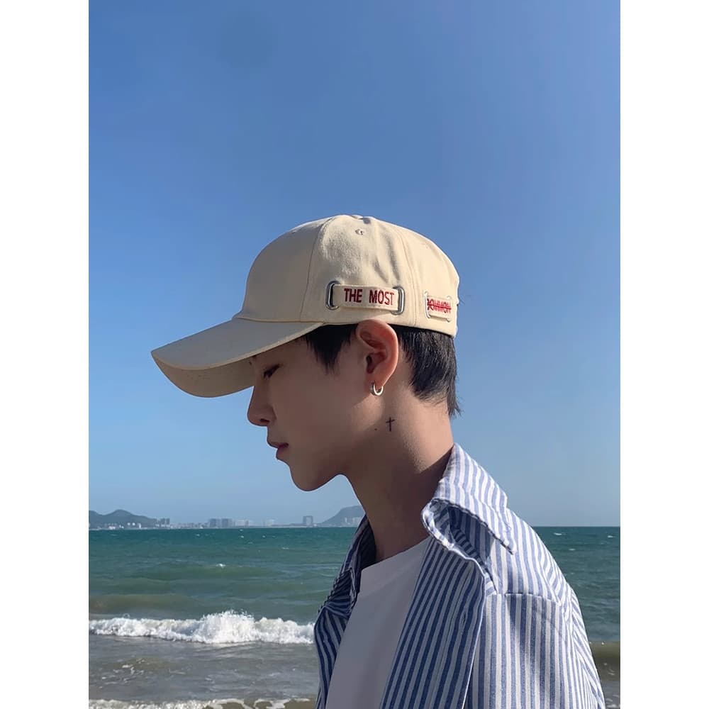 Chapéu masculino verão chapéu de sol macio topo boné de beisebol protetor solar boné de pico masculino ins Street Wear m