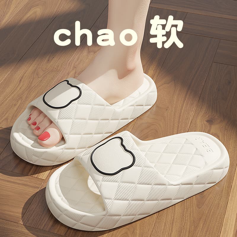 Chinelos femininos verão 2024 novo estilo ao ar livre usar interior casa banheiro banho antiderrapante casa eva sandália