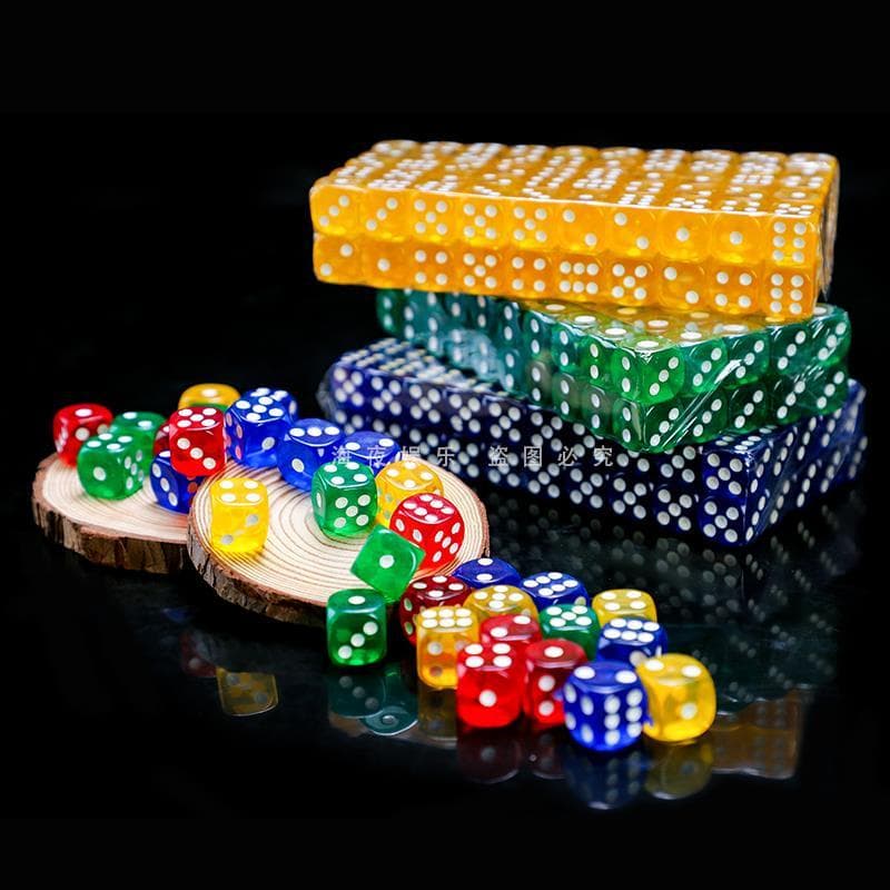 Dados de cristal alto transparente dados acrílico grande barra de dados KTV entretenimento doméstico Mahjong dados