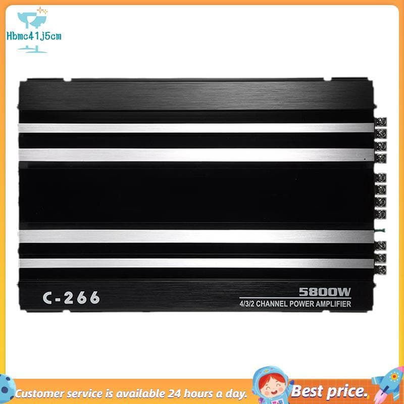 Amplificador De Áudio Para Carro De 4 Canais , 5800W , Alta Potência , 12V , Ultrafino , Quatro Vias , Ferramentas Class
