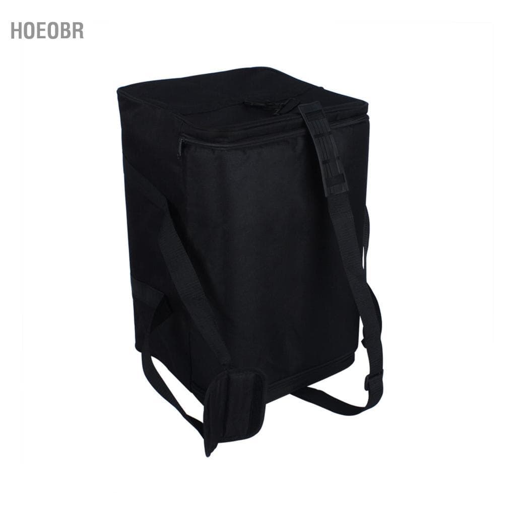 Hoeobr Eacam 600D Boi Cajon Tambor Bolsa À Prova de Água Acolchoada Interior Portátil Mão