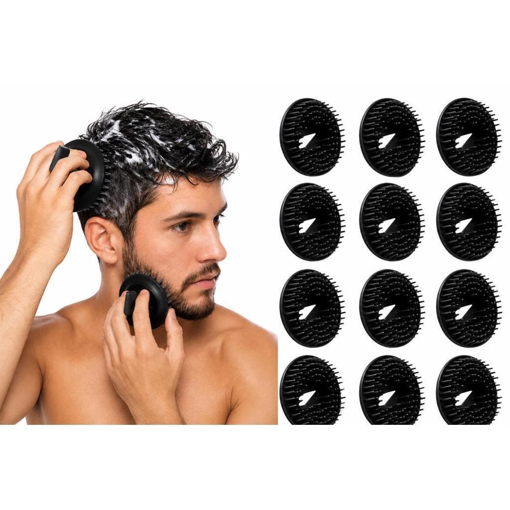 Kit 12 Escovas Redonda Cabelo e Barba Style Ação Ref. 218A
