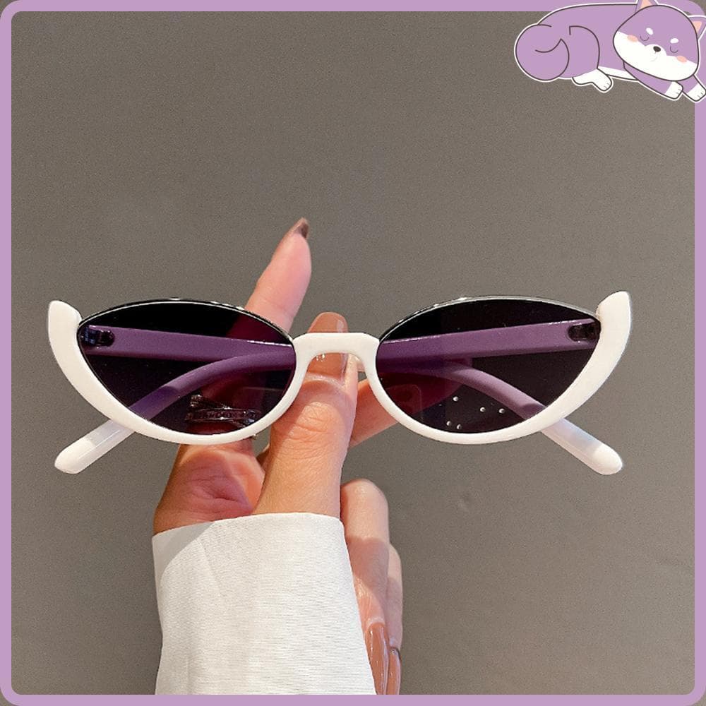 Óculos De Sol De Olho De Gato Moda Pequeno Eyewear Half-frame
