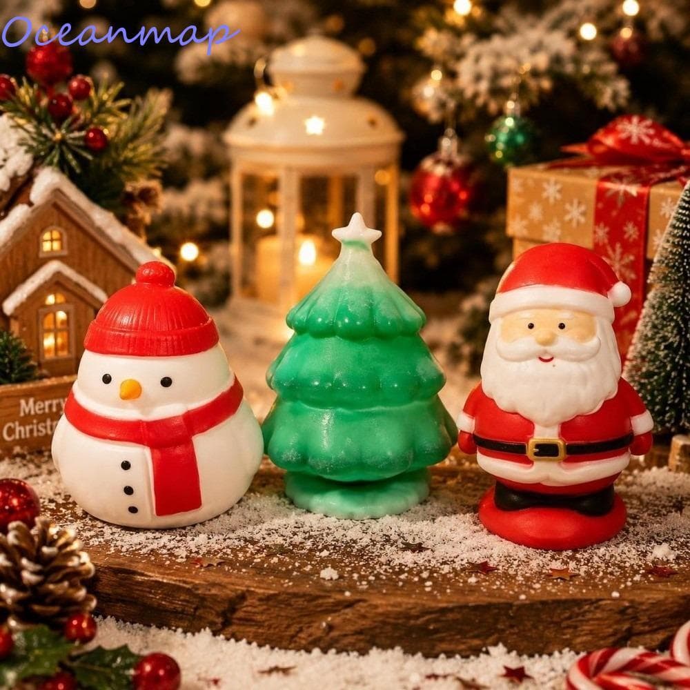 Brinquedos Moles De Natal OCEANMAP , Boneca Mole De Ascensão Lenta De Boneco De Neve Macio , Brinquedo Sensorial Confort