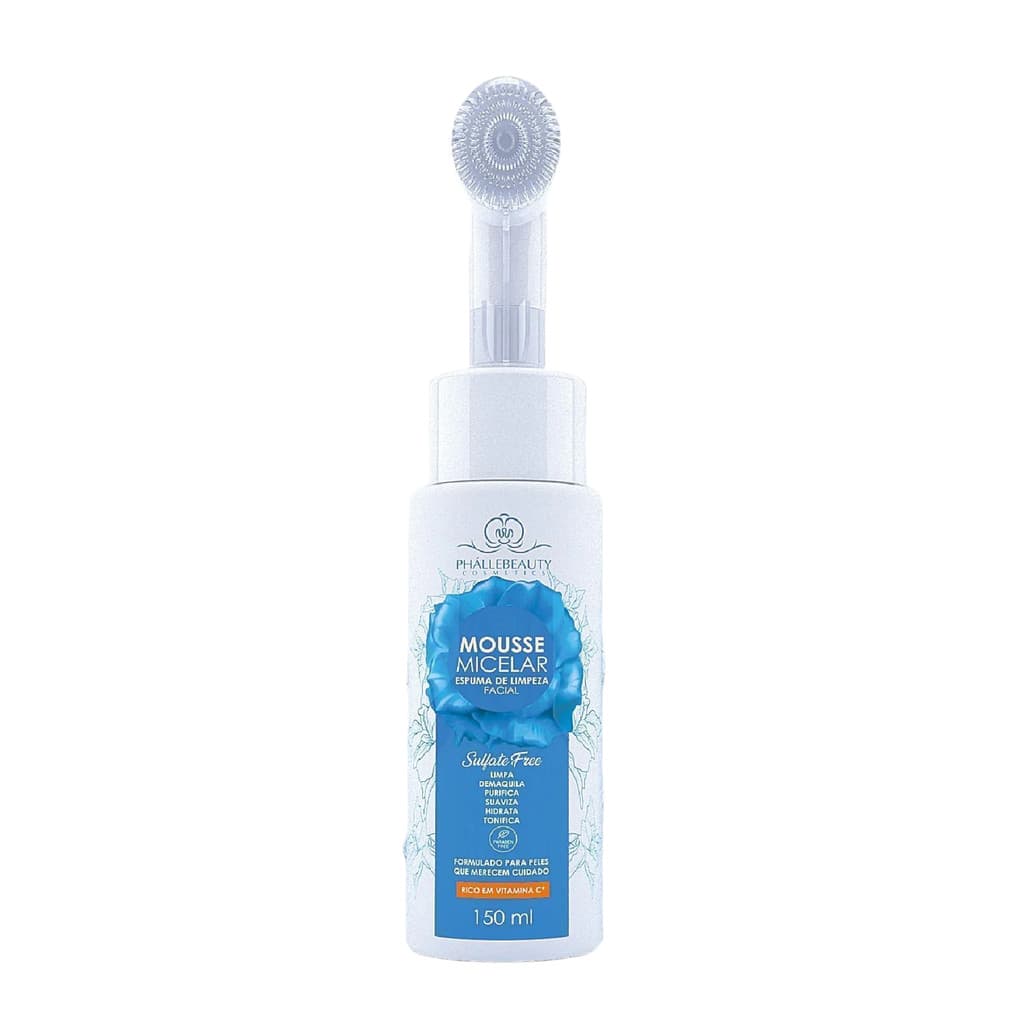 Espuma de Limpeza Facial Mousse Micelar Limpeza Sabonete Facial Phállebeauty