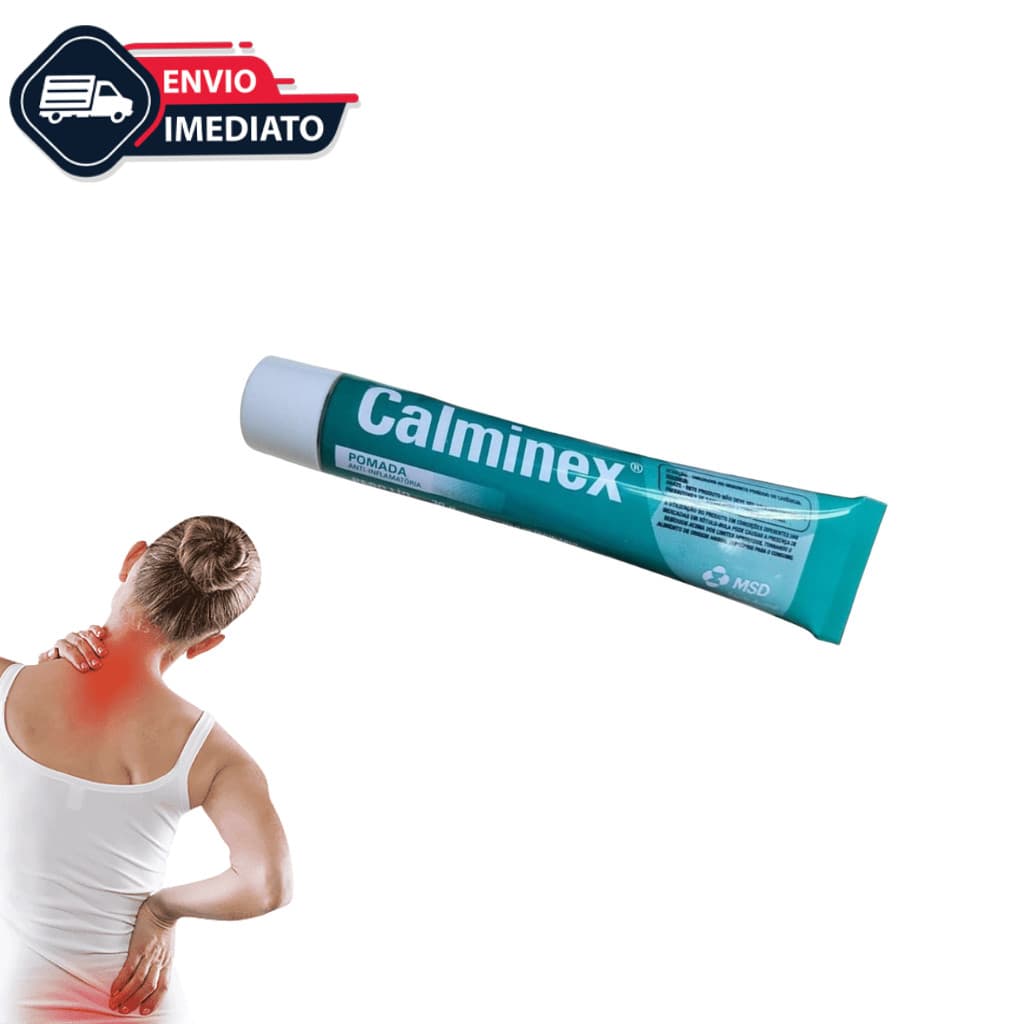 Calminex Pomada MSD Anti-inflamatória Uso Veterinário - 30g