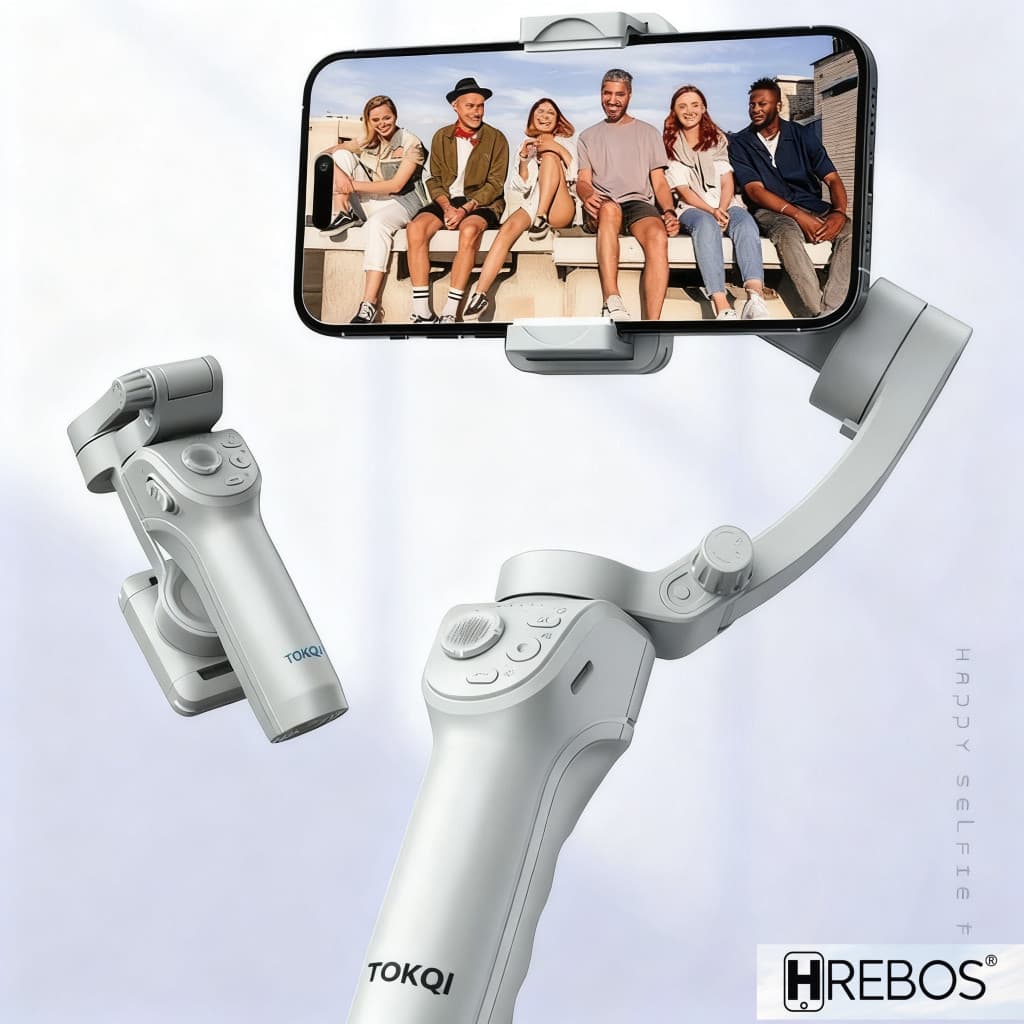 Gimbal anti-shok multifuncional 360 graus três eixos PTZ estabilizador e rotação M01