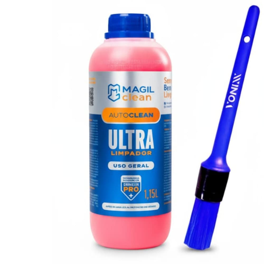 Ultra Limpador Magil Clean 1,15L Concentrado Limpeza Pesada Com Pincel