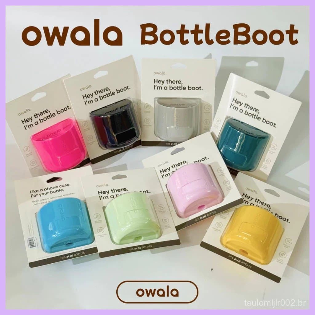 Botas Owala Originais Para 24OZ 32OZ Freesip Cup Silicone Copo Capa Proteger De Água Botão