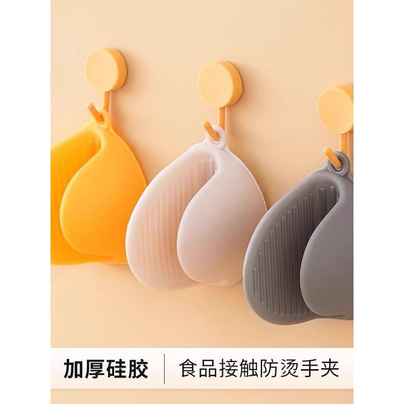 Luva térmica cozinha Luvas de forno Silicone anti queimadura Luvas de isolamento térmico de micro-ondas, resistentes a a