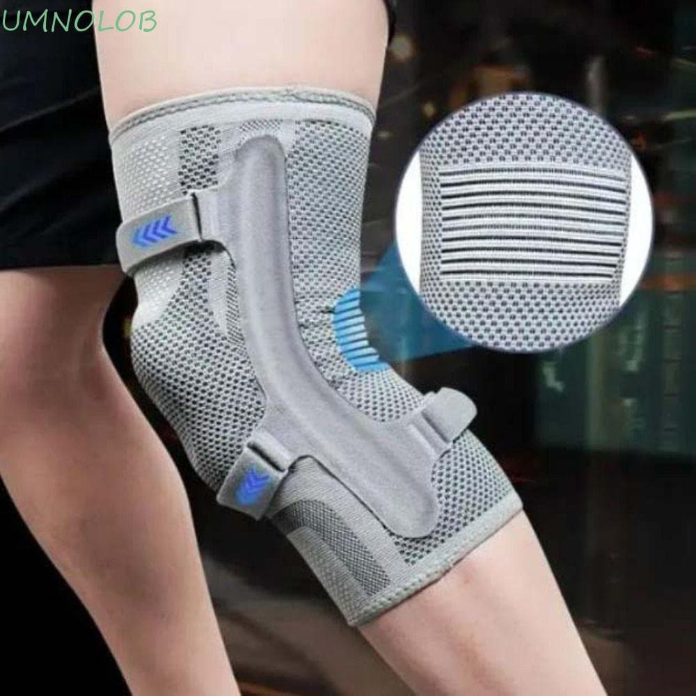 Joelheiras Esportivas UMNOLOB , Joelheira De Nylon Respirável De Segurança , Alça Ajustável , Cinta Elástica De Silicone