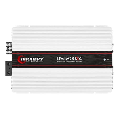 Modulo Taramps Ds 1200x4 2 Ohms Amplificador 1200w Rms 4 Canais Som Automotivo Branco