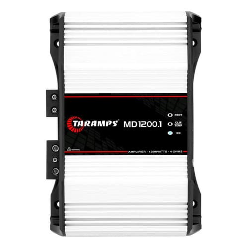 Módulo Amplificador Taramps Md 1200.1 Mono 1200w Rms Para Som Automotivo Branco